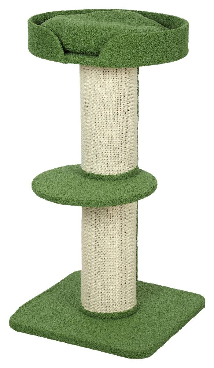 PawHut Kratzbaum grün Spanplatte B/H/L: ca. 45x91x45 cm