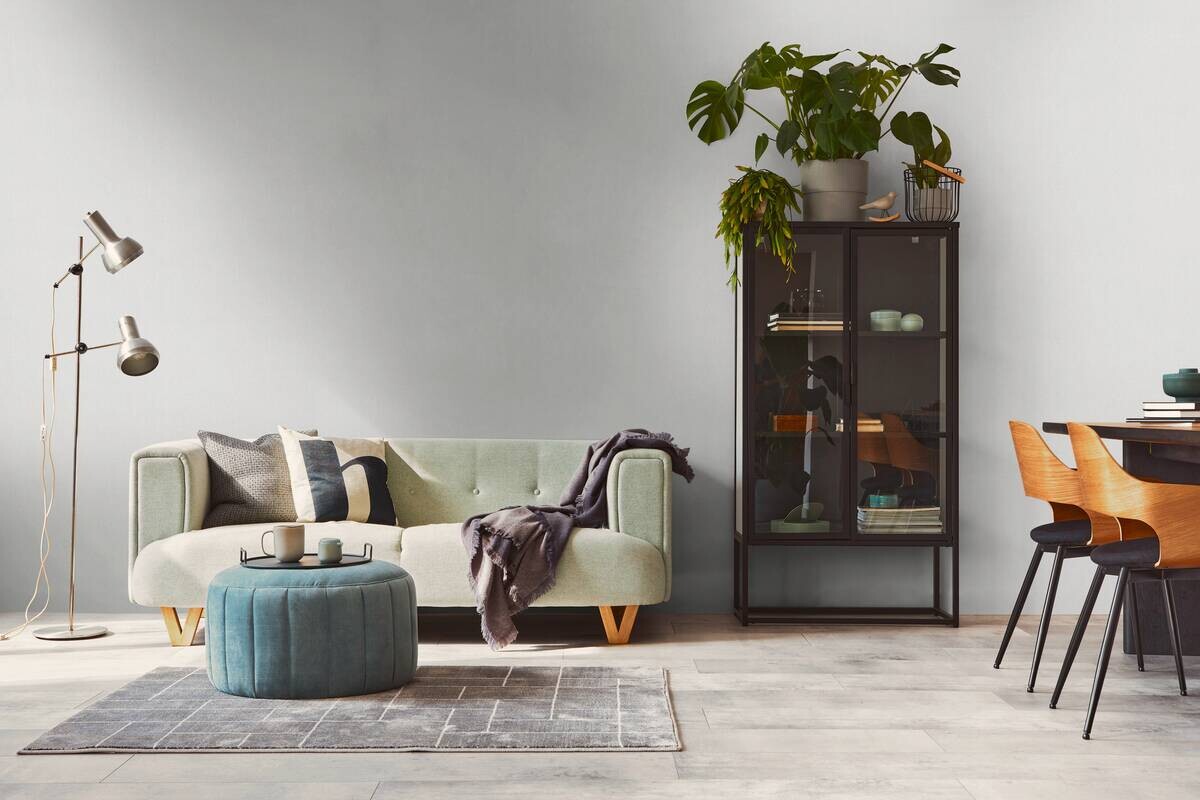 A.S.Creation Vliestapete hellgrau B/H/D: ca. 53x1005x9,3 cm