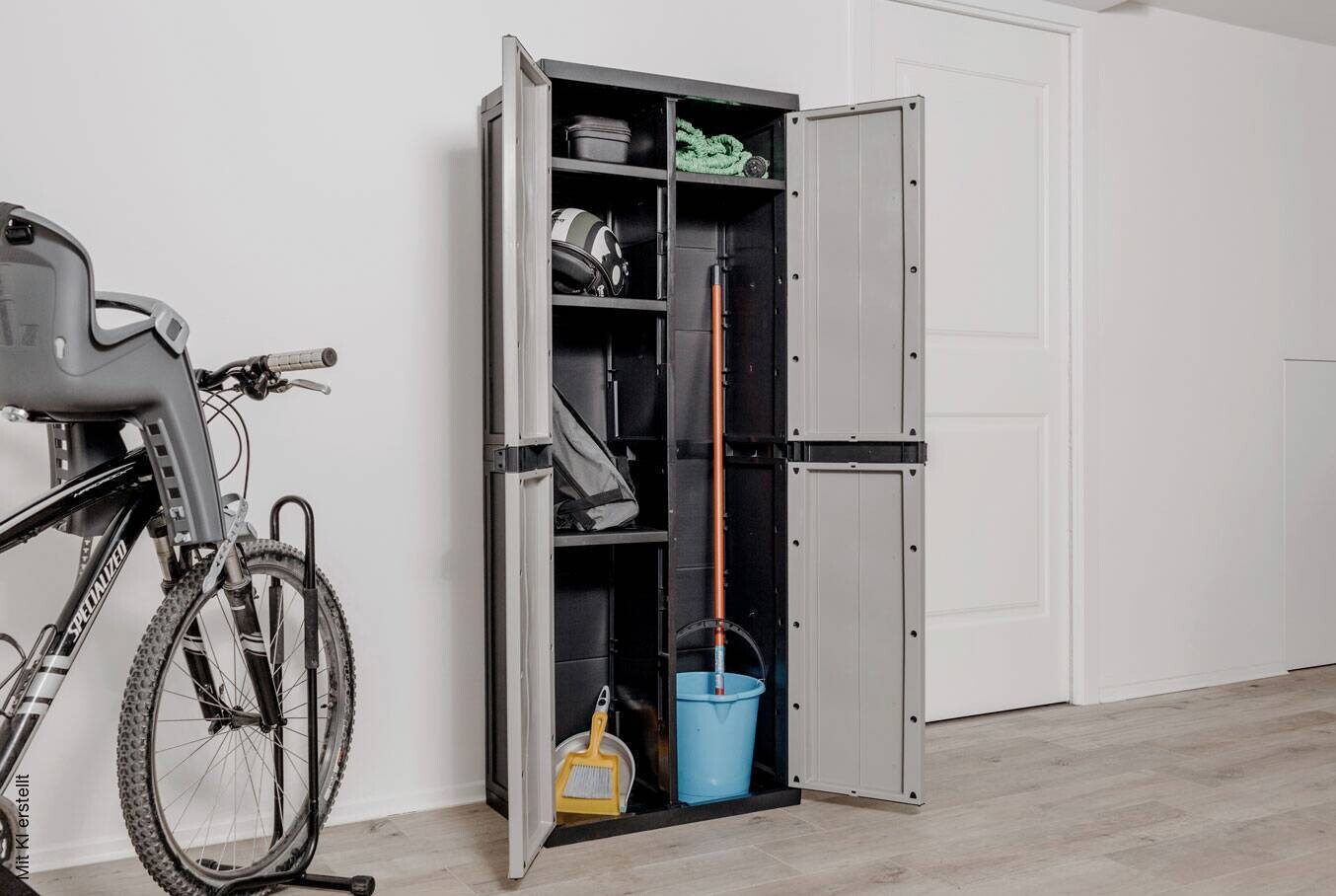 Kunststoffschrank B/H/T: ca. 65x165x37 cm