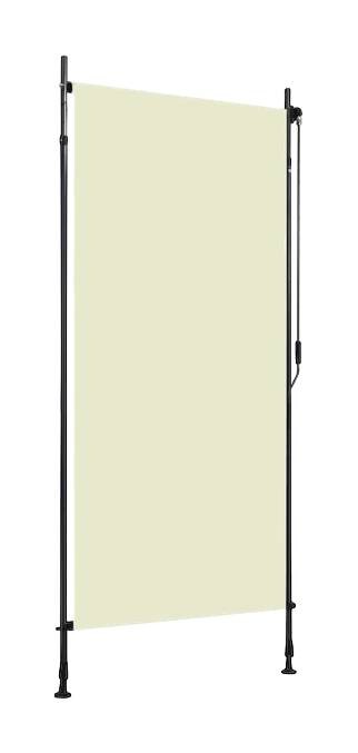 vidaXL Senkrechtmarkise creme B/H: ca. 100x270 cm
