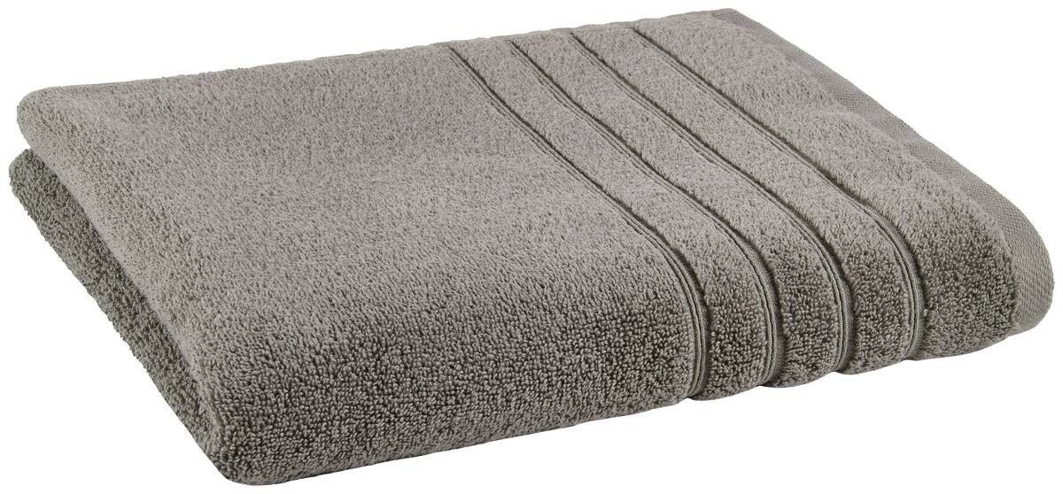 POCOline Duschtuch anthrazit 100% Baumwolle B/L: ca. 70x140 cm