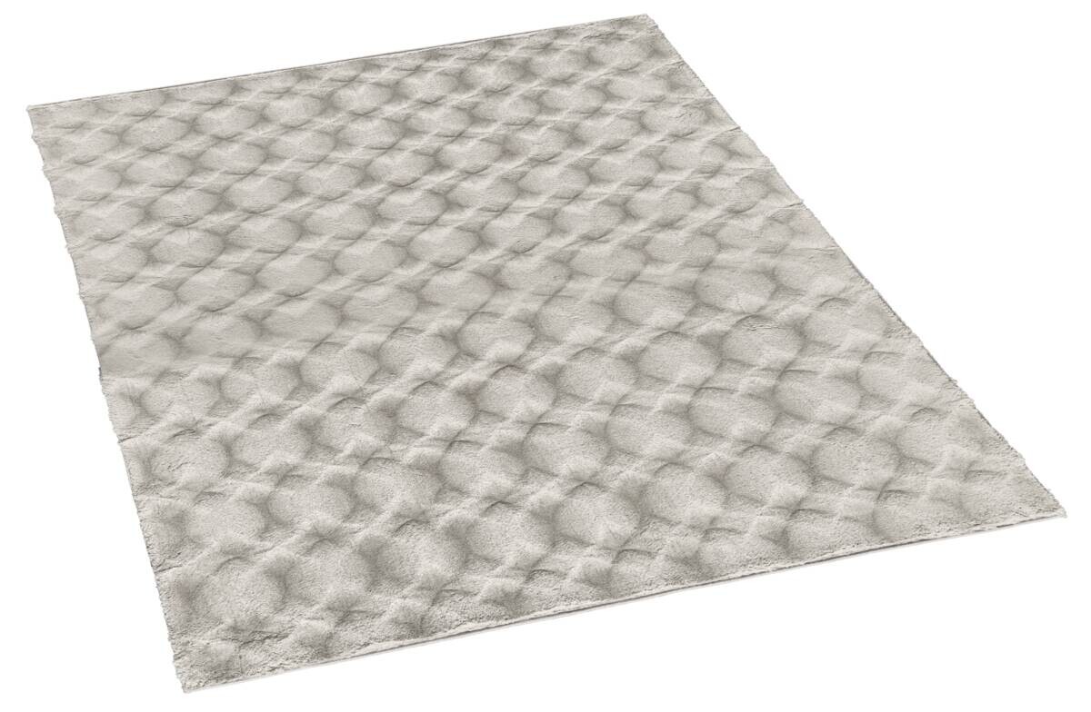 Fellimitat Diamond silber B/L: ca. 120x170 cm