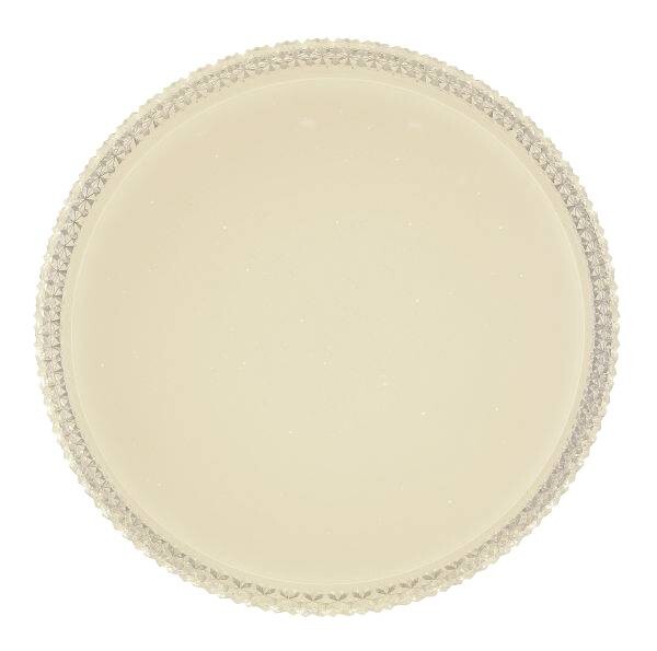 GLOBO Deckenleuchte Ovi weiß Opal klar Metall Acryl H/D: ca. 9x40 cm