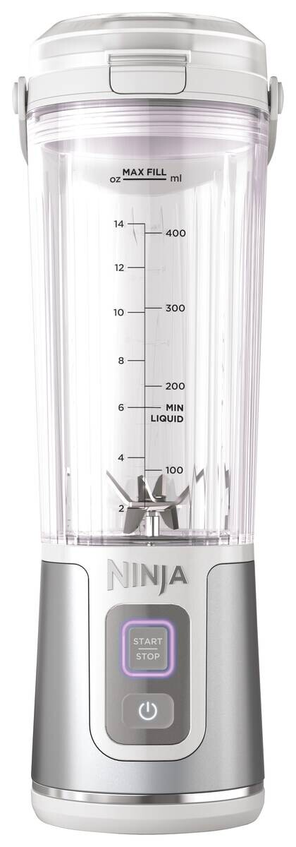 Ninja Standmixer weiß Kunststoff Edelstahl B/H/L: ca. 9x27x8,5 cm