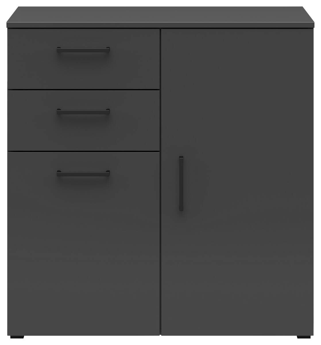 Kommode Multi-Stauraum Typ 26 anthrazit B/H/T: ca. 80x83x40 cm