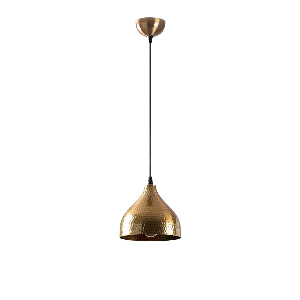 Opviq Pendelleuchte Tattoo bronze Metall B/H/T/L/D: ca. 18x114x18x18x18 cm E27 1 Brennstellen