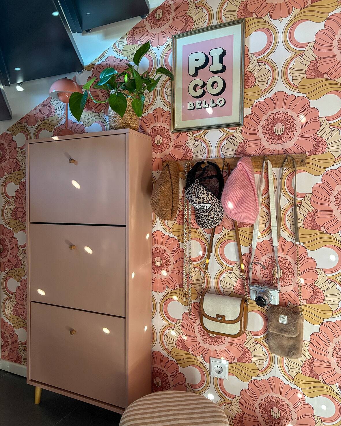 Schuhkipper Bjarne apricot B/H/T: ca. 59,8x131x20 cm