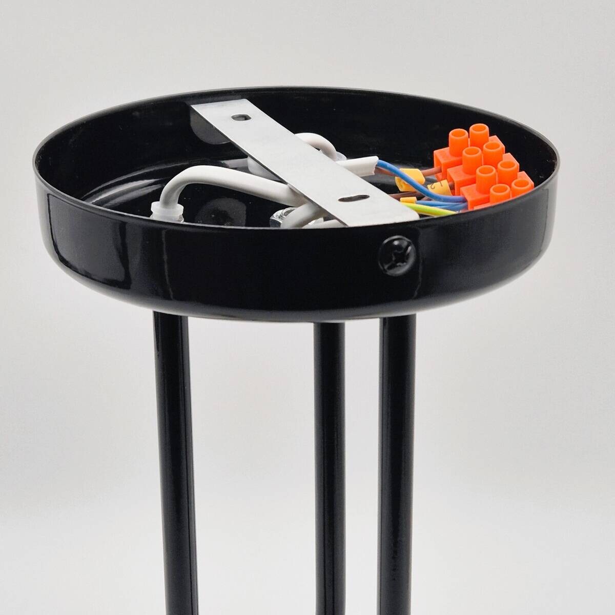 Lamkur Deckenleuchte gold Stahl B/H/L: ca. 33x34x33 cm E27 3 Brennstellen