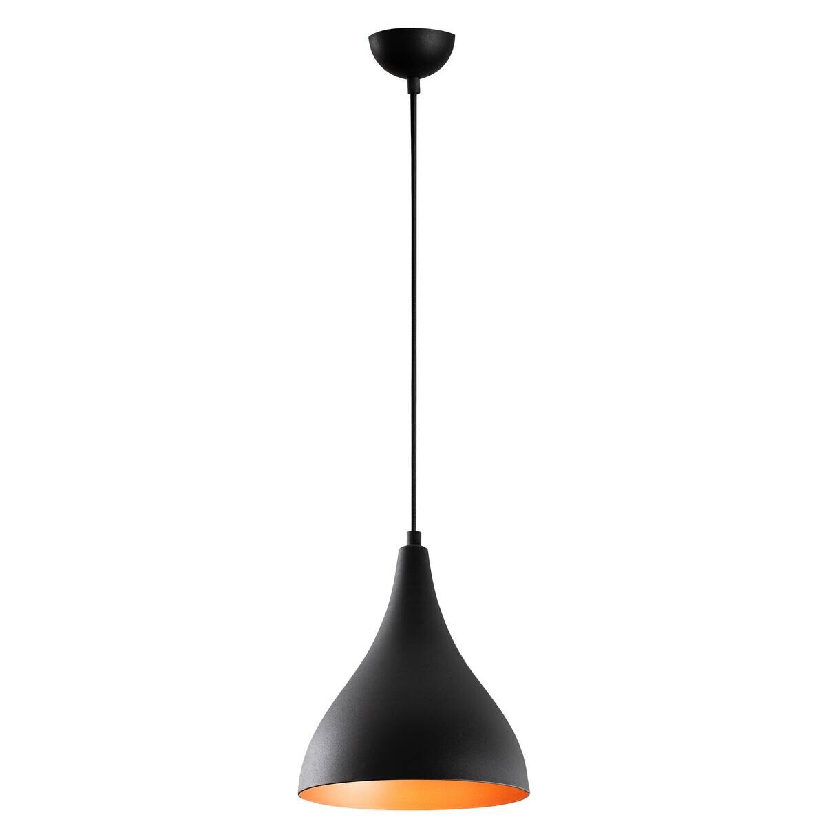 Opviq Pendelleuchte Berceste schwarz Eisen B/H/T/L/D: ca. 22x122x22x22x22 cm E27 1 Brennstellen
