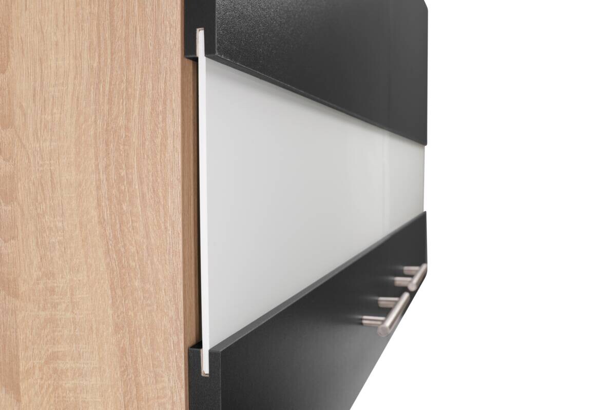 Hängeschrank Merle schwarz B/H/T: ca. 110x56x35 cm