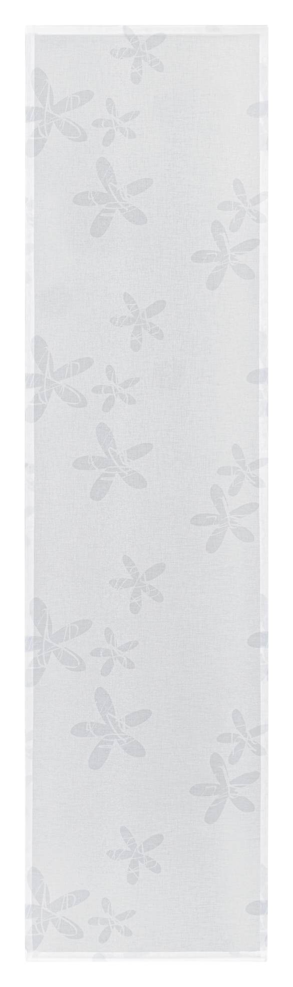 Happy Home Schiebevorhang Blume hellgrau B/L: ca. 60x245 cm