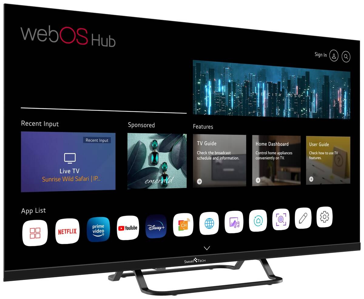Smart-Tech LED-TV 32HW01V B/H: ca. 72x45 cm