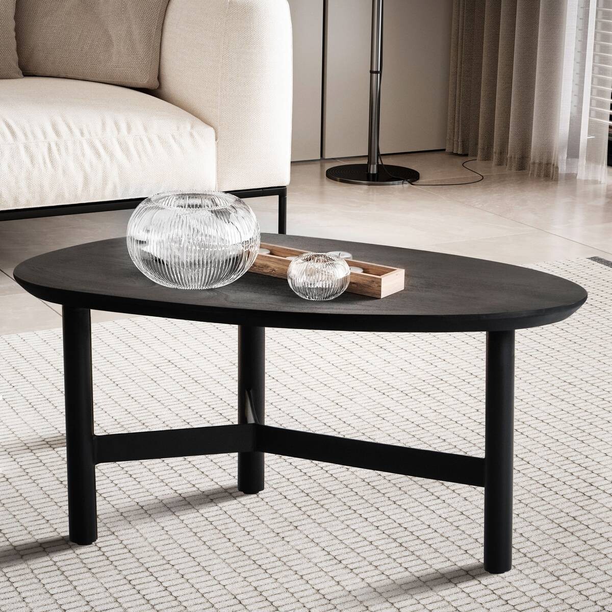 Wohnling Couchtisch B/H/T: ca. 86x37x50 cm