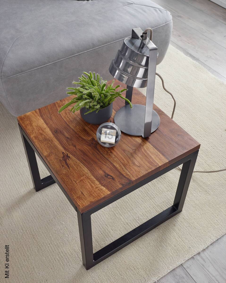 Beistelltisch rosenholz Holz B/H/T: ca. 45x40x45 cm