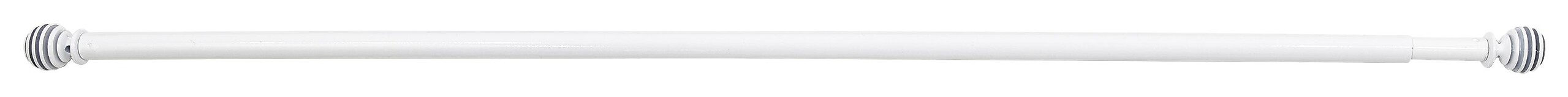 ACUS design collection Bistrostange Kugel weiß Metall ausziehbar von ca. 50 bis 85 cm 1 Läufe