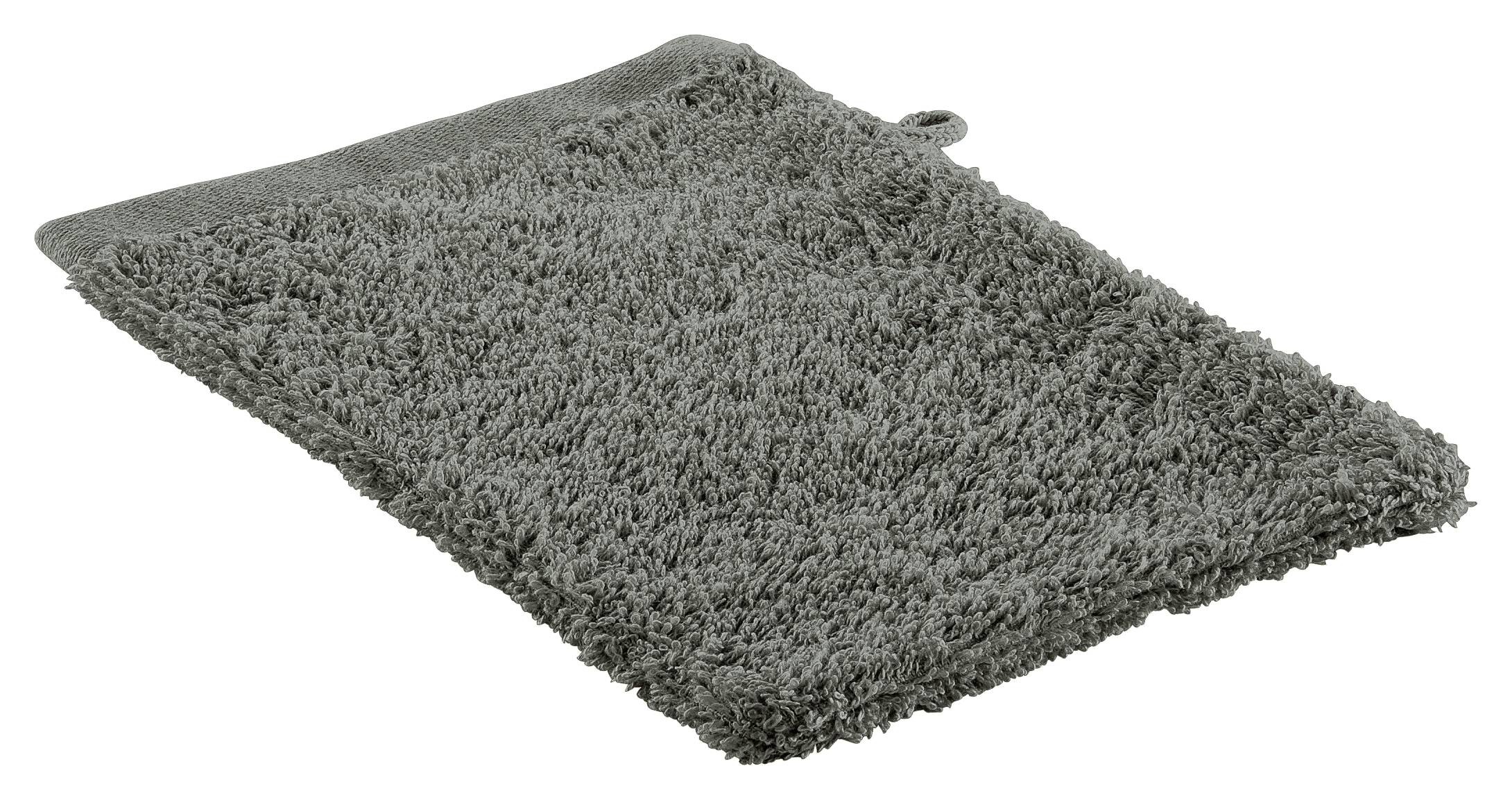 Waschhandschuh Miami Graphit 100% Baumwolle B/L: ca. 15x21 cm