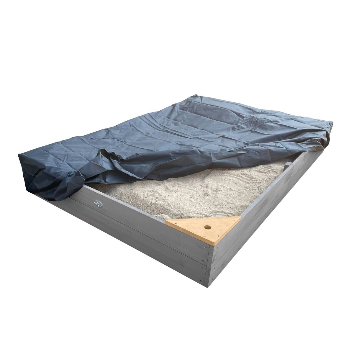 AXI Sandkasten Kelly grau B/H/L: ca. 115x22x180 cm