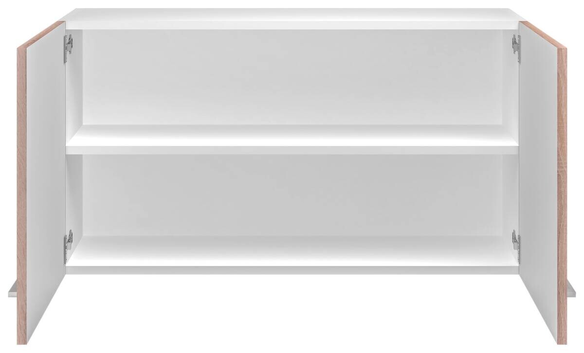 Hängeschrank Samoa weiß Eiche Nachbildung B/H/T: ca. 100x54,8x32 cm