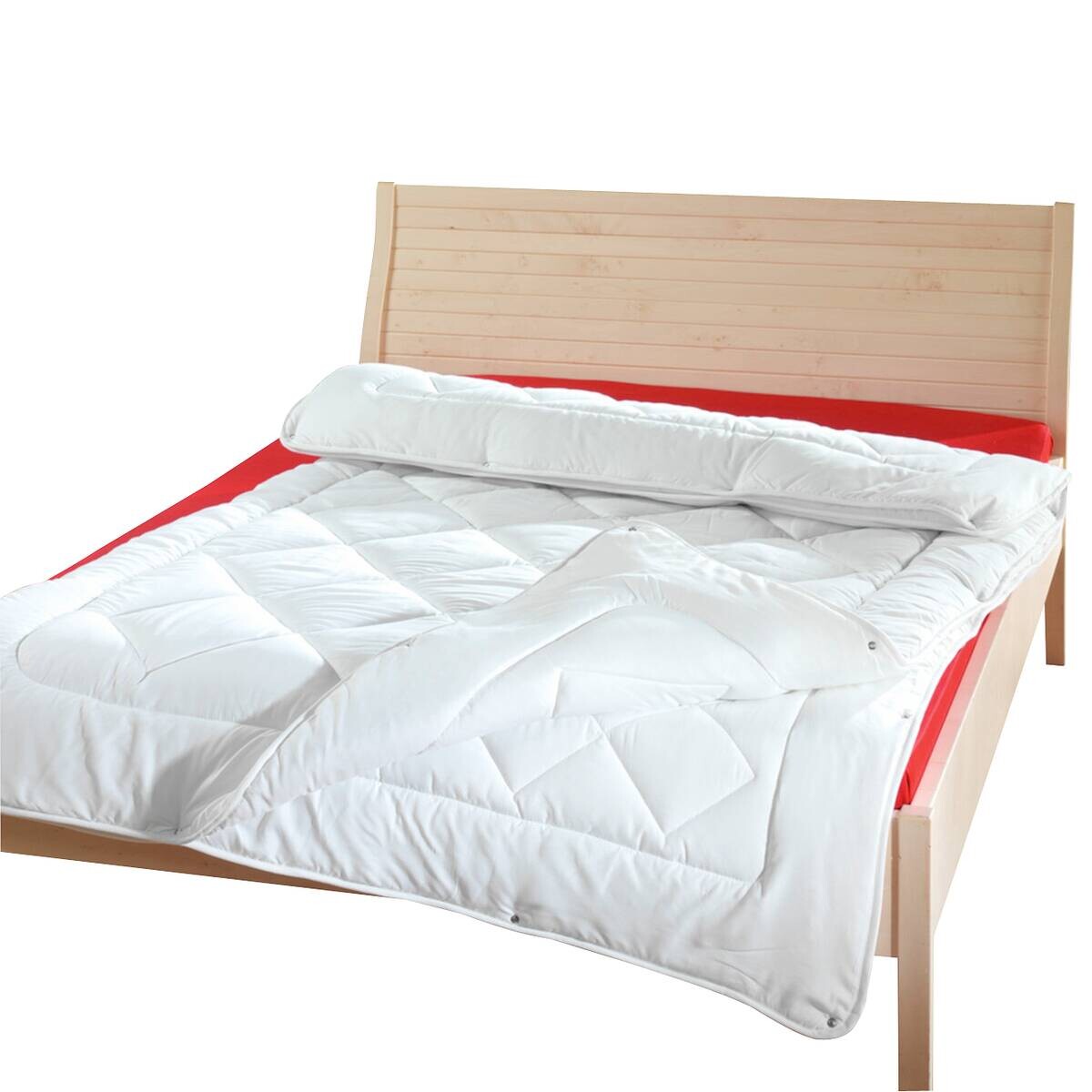 4-Jahreszeitenbett Comfort weiß Polyester B/L: ca. 135x200 cm
