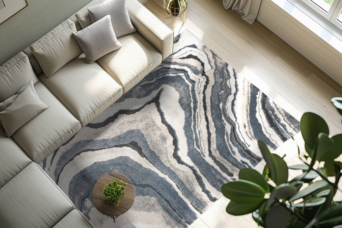 Obsession Teppich My Bologna blau B/L: ca. 120x170 cm