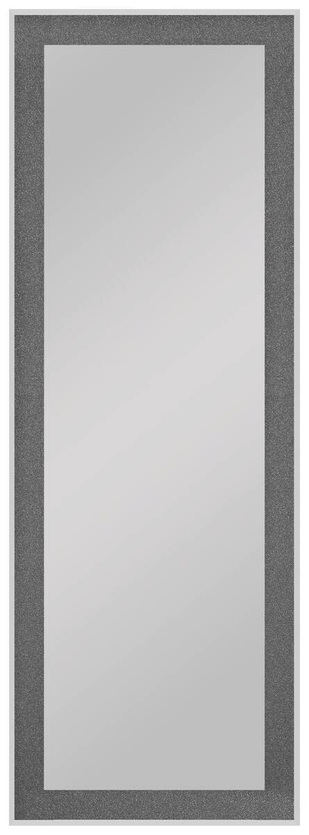 Digitaldruckspiegel Alina schwarz glitzernd B/H: ca. 50x140 cm