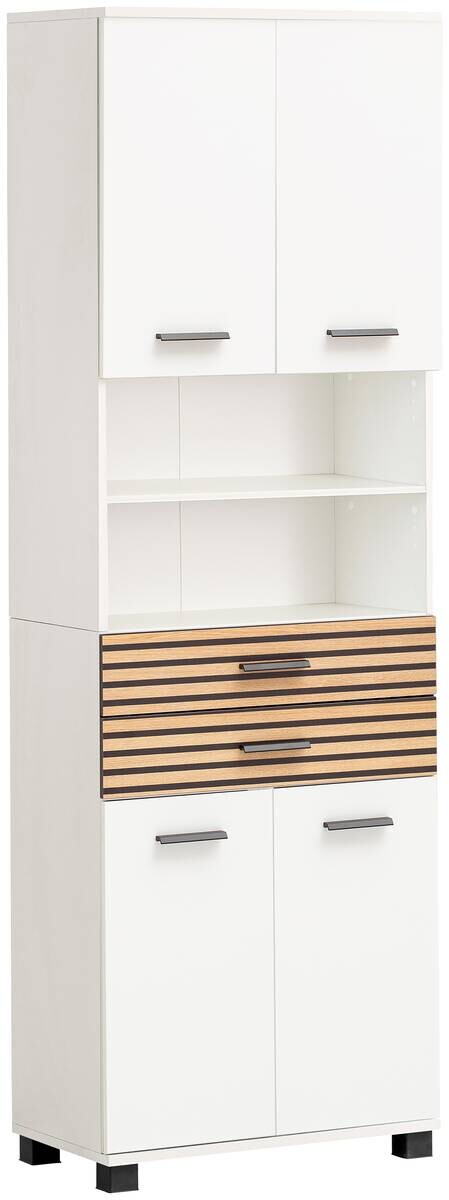 Hochschrank Katta weiß matt B/H/T: ca. 59,8x180,9x32,6 cm