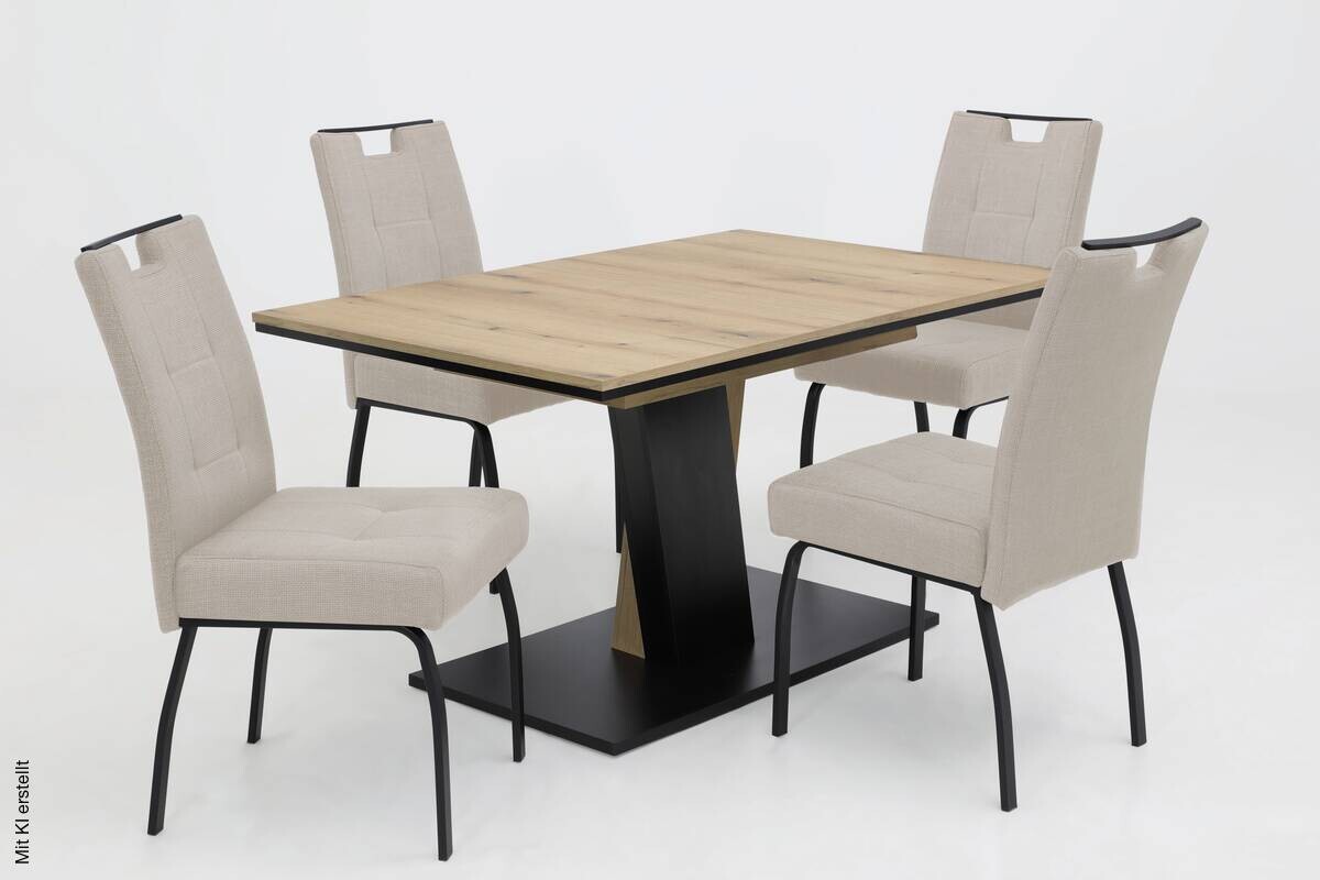 Essgruppe Ebro Holzwerkstoff B/H/T: ca. 180x76x90 cm