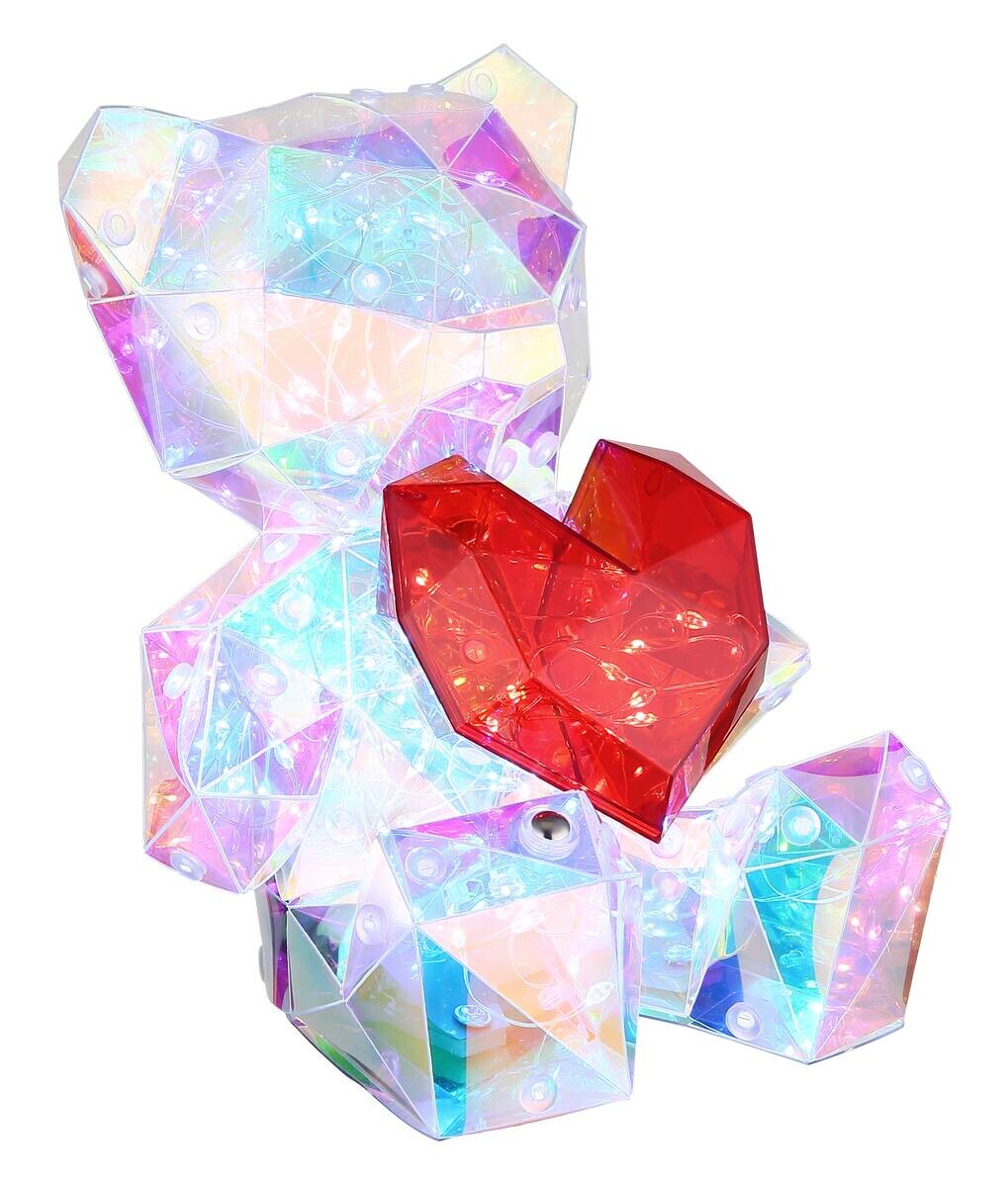 Globo LED-Dekoleuchte transparent B/H/L: ca. 13x17x14 cm