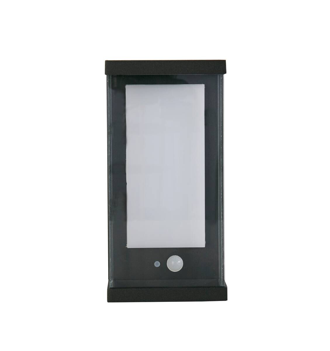 LED-Außenwandleuchte klar schwarz weiß B/H/T: ca. 12,6x25,3x8,5 cm