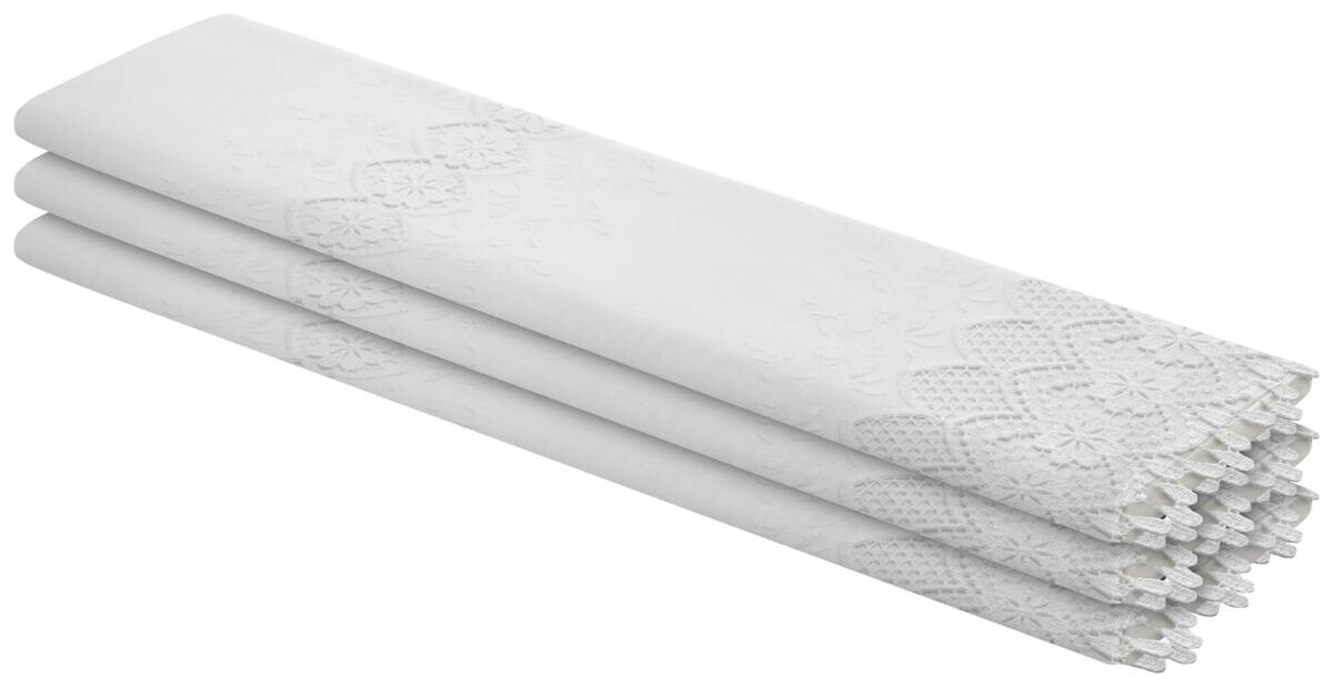 Store-Meterware Elisa weiß 100% Polyester H: ca. 270 cm