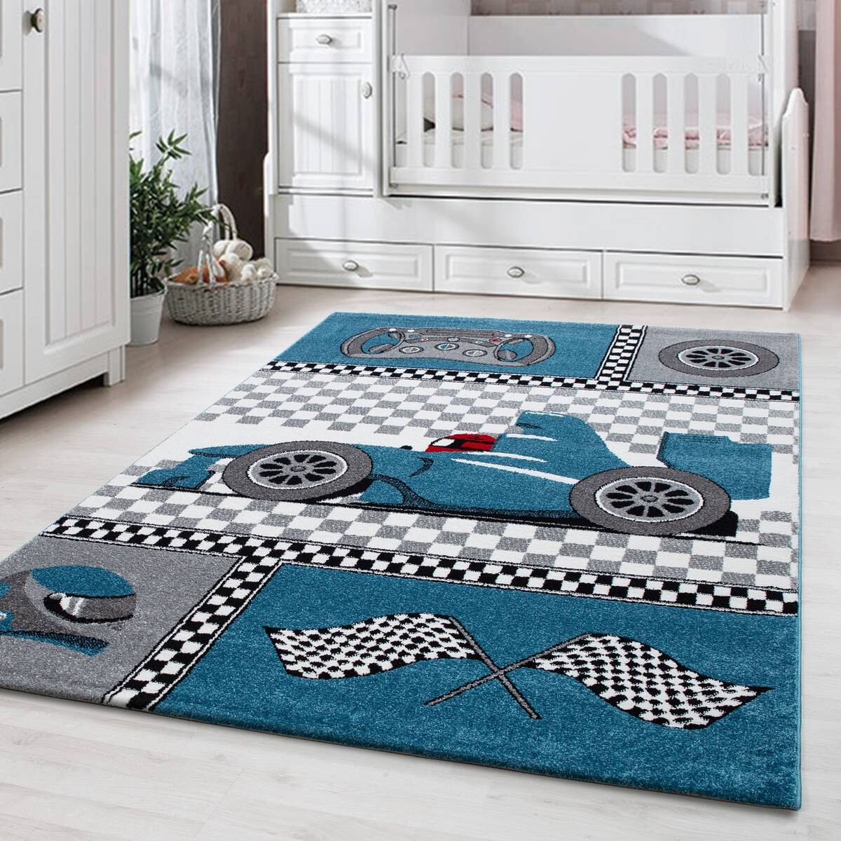 Ayyildiz Teppich KIDS blau B/L: ca. 160x230 cm