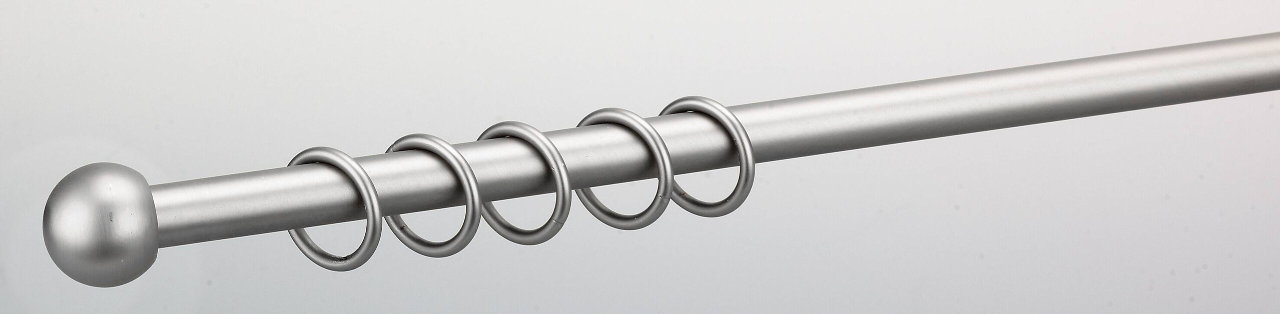 ACUS design collection Stilgarnituren Kugel Chrom Edelstahl D: ca. 1,6 cm ausziehbar von ca. 130 bis 240 cm 1.0 Läufe