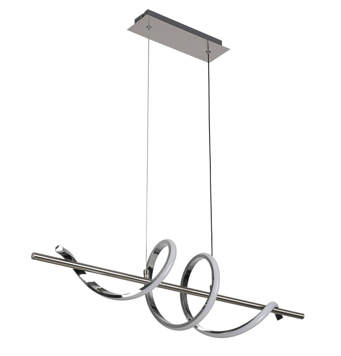 Nolo LED-Pendelleuchte Serpente B/H/T: ca. 80x120x22 cm