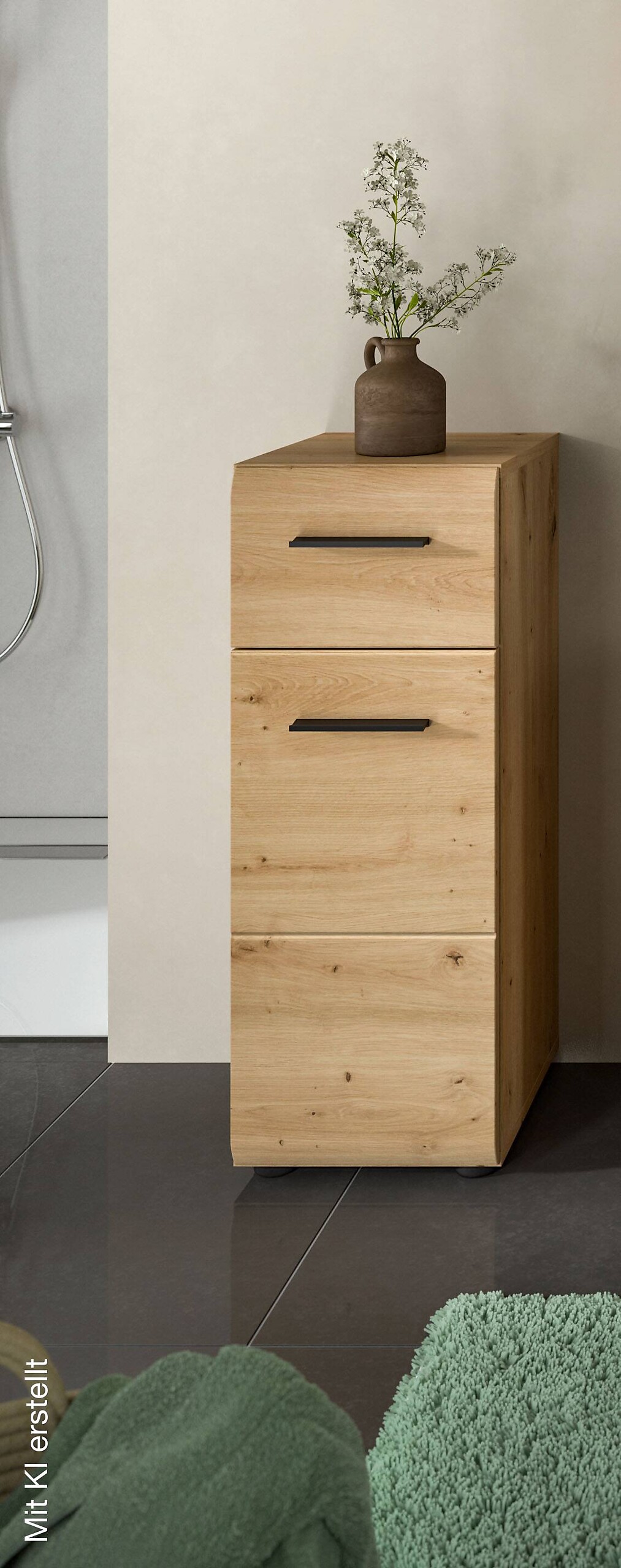 Schrank Ice Artisan Oak Nachbildung B/H/T: ca. 30x80x30 cm