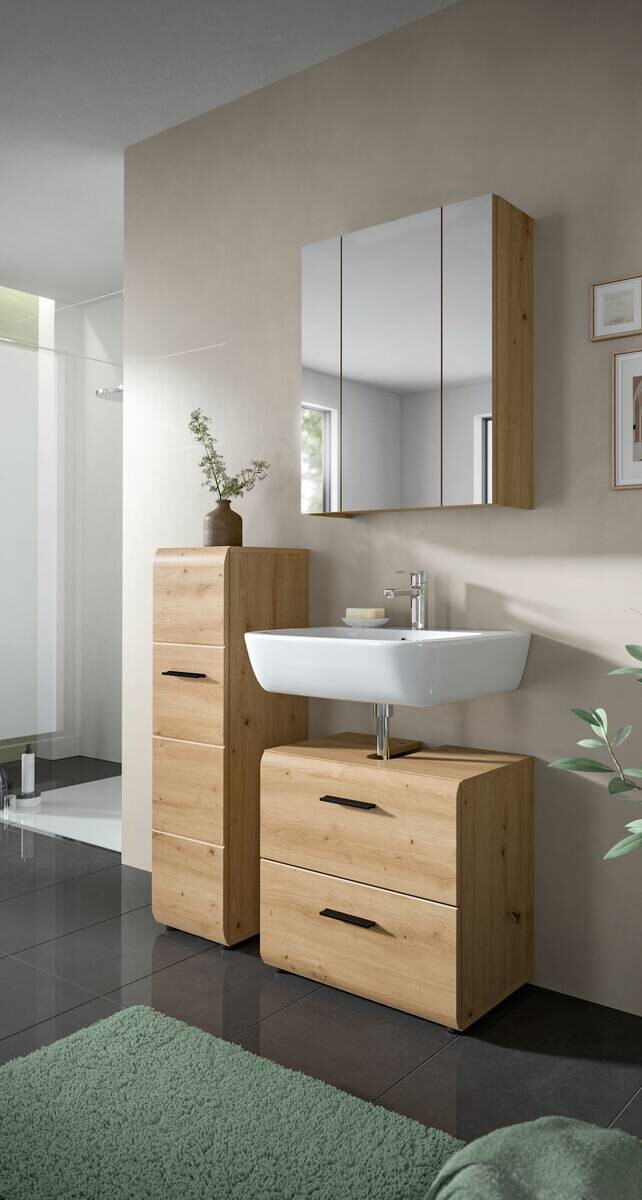 Stauraumelement Ice Artisan Oak Nachbildung B/H/T: ca. 30x106x30 cm