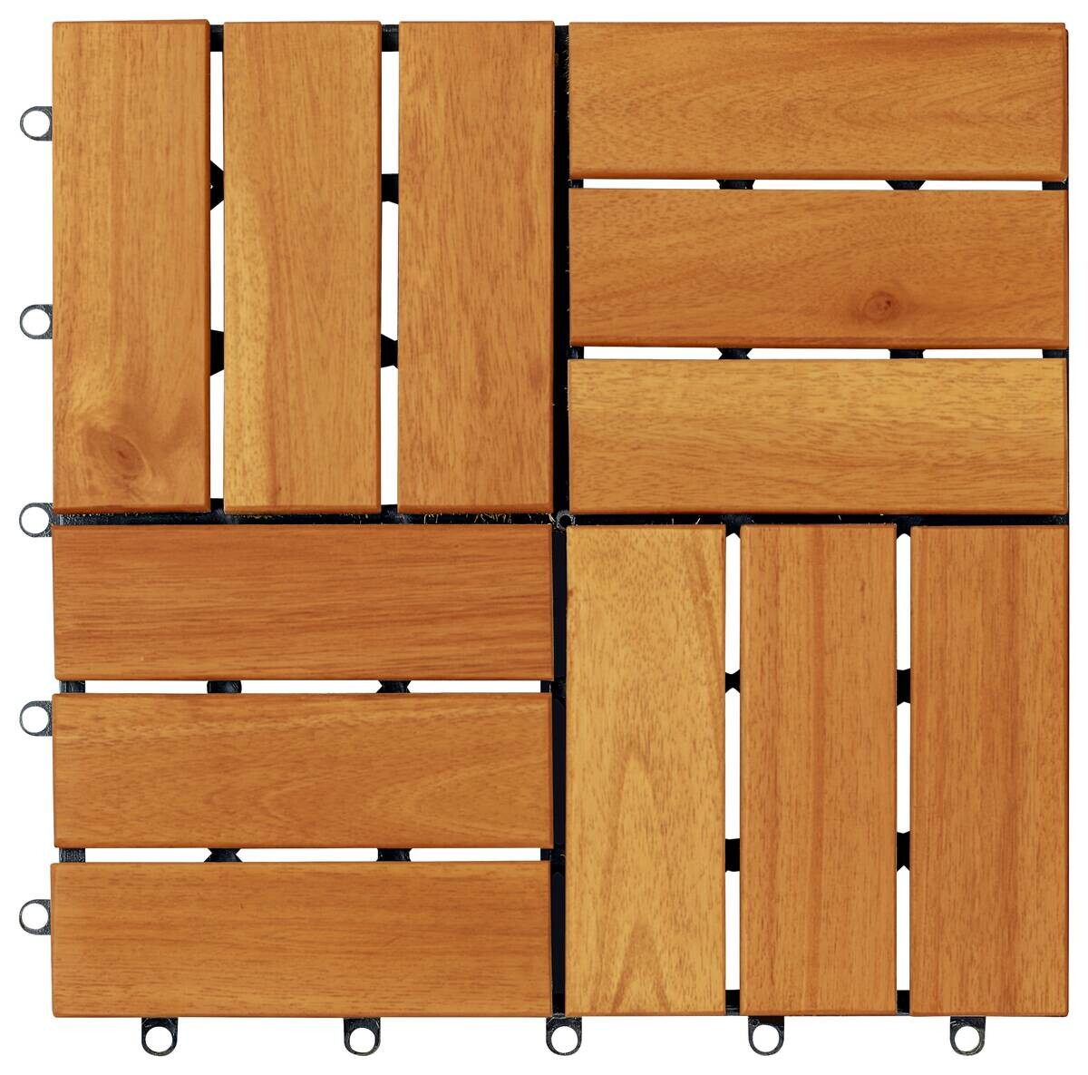 POCOline Terrassenfliese Akazie Akazie B/L: ca. 30x30 cm