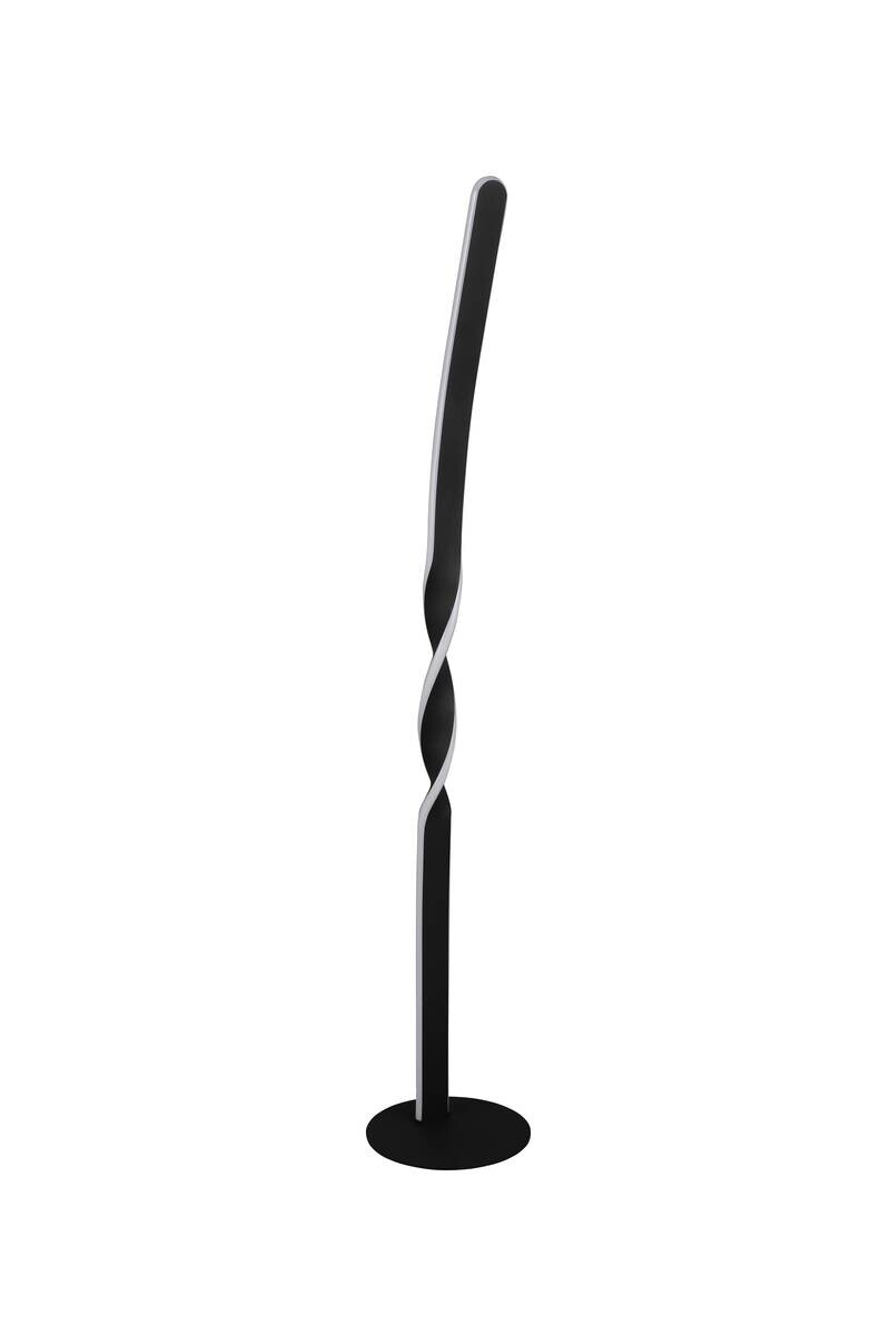 Reality Stehlampe Ginko mattschwarz Metall B/H/T: ca. 2x11x21,5 cm 1 Brennstellen