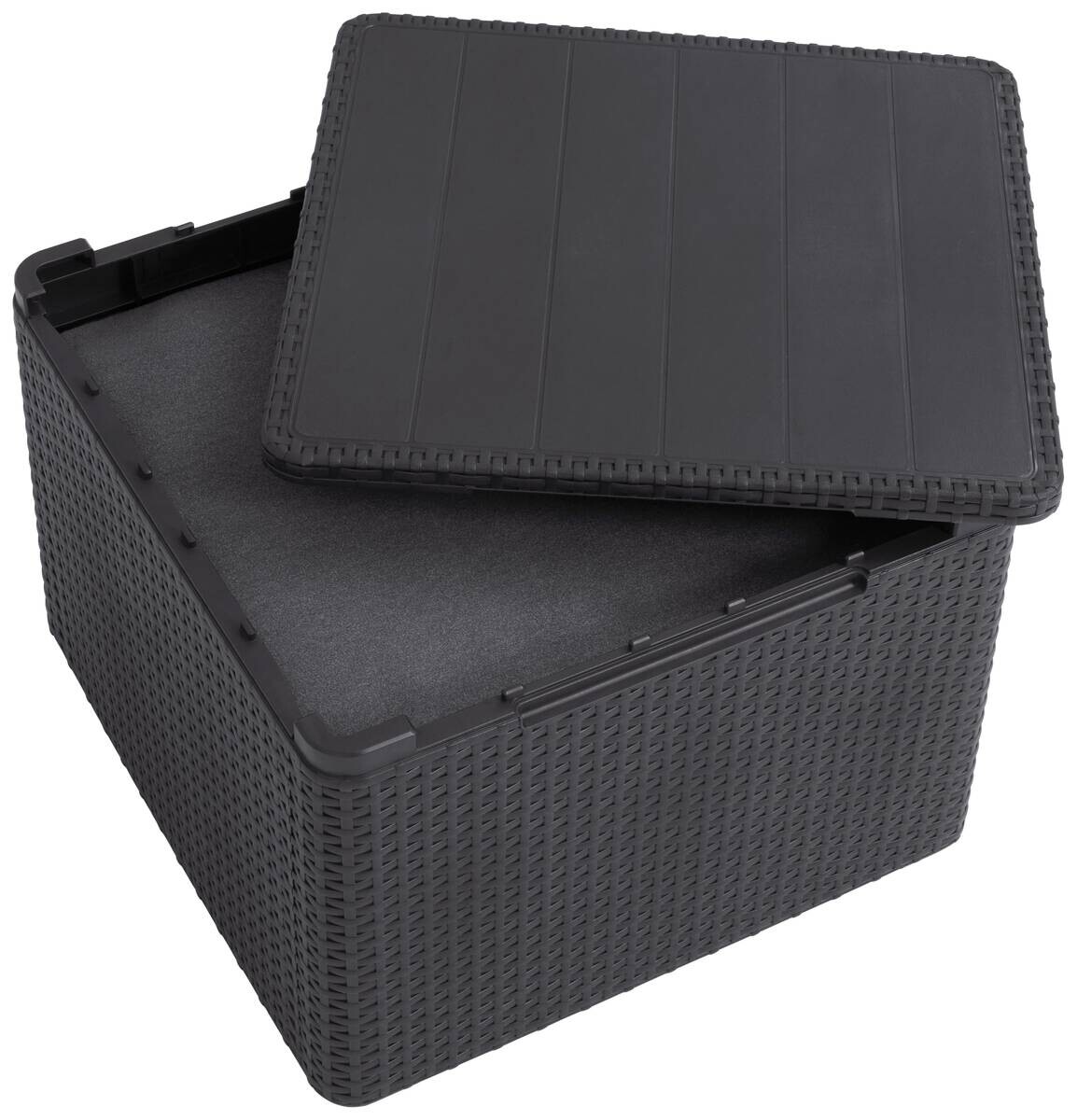 Jardin Aufbewahrungstisch Claire Graphit Polypropylen B/H/L: ca. 55,5x38,5x55,5 cm