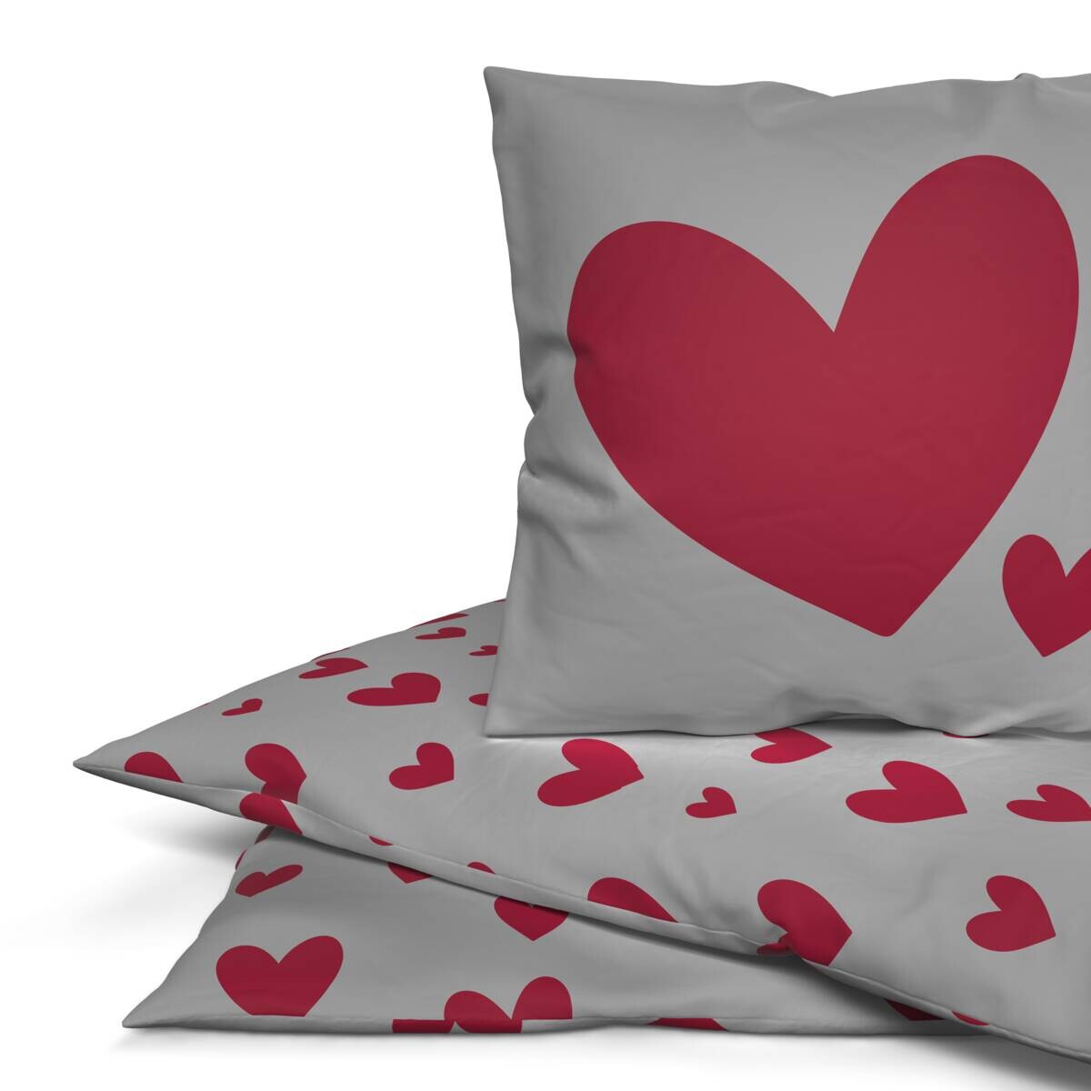 Baumwoll Bettwäsche Renforce weiß Baumwolle B/L: ca. 135x200 cm