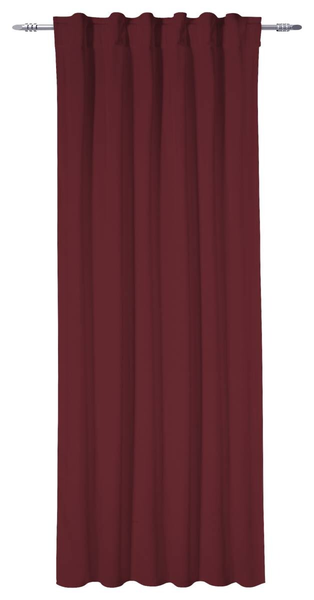 Thermovorhang Kiruna weinrot B/L: ca. 140x245 cm