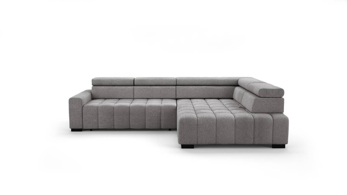 Ecksofa mit Bettfunktion braun Flachgewebe B/T: ca. 300x210 cm
