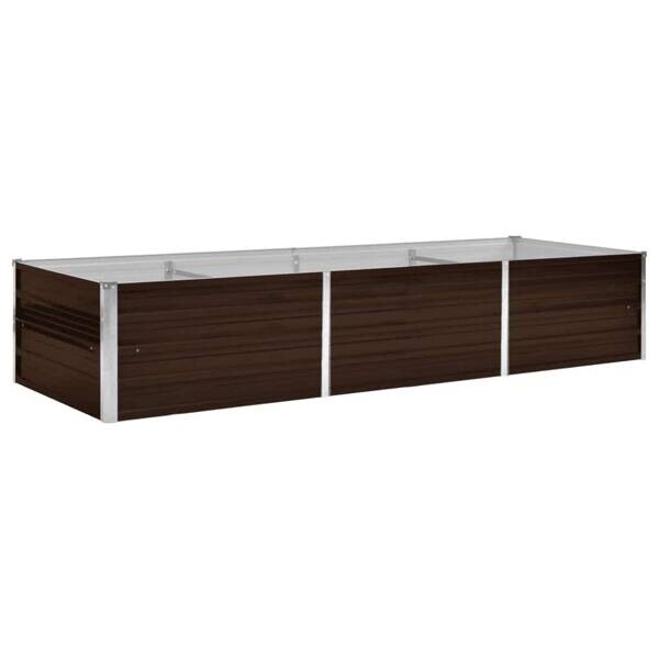 Hochbeet braun Stahl B/H/L: ca. 80x45x240 cm