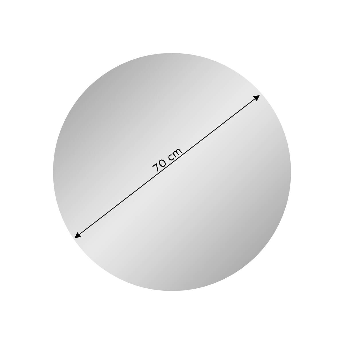 xonox.home Wandspiegel Delton Spiegel Basalt Nachbildung T/D: ca. 7x70 cm