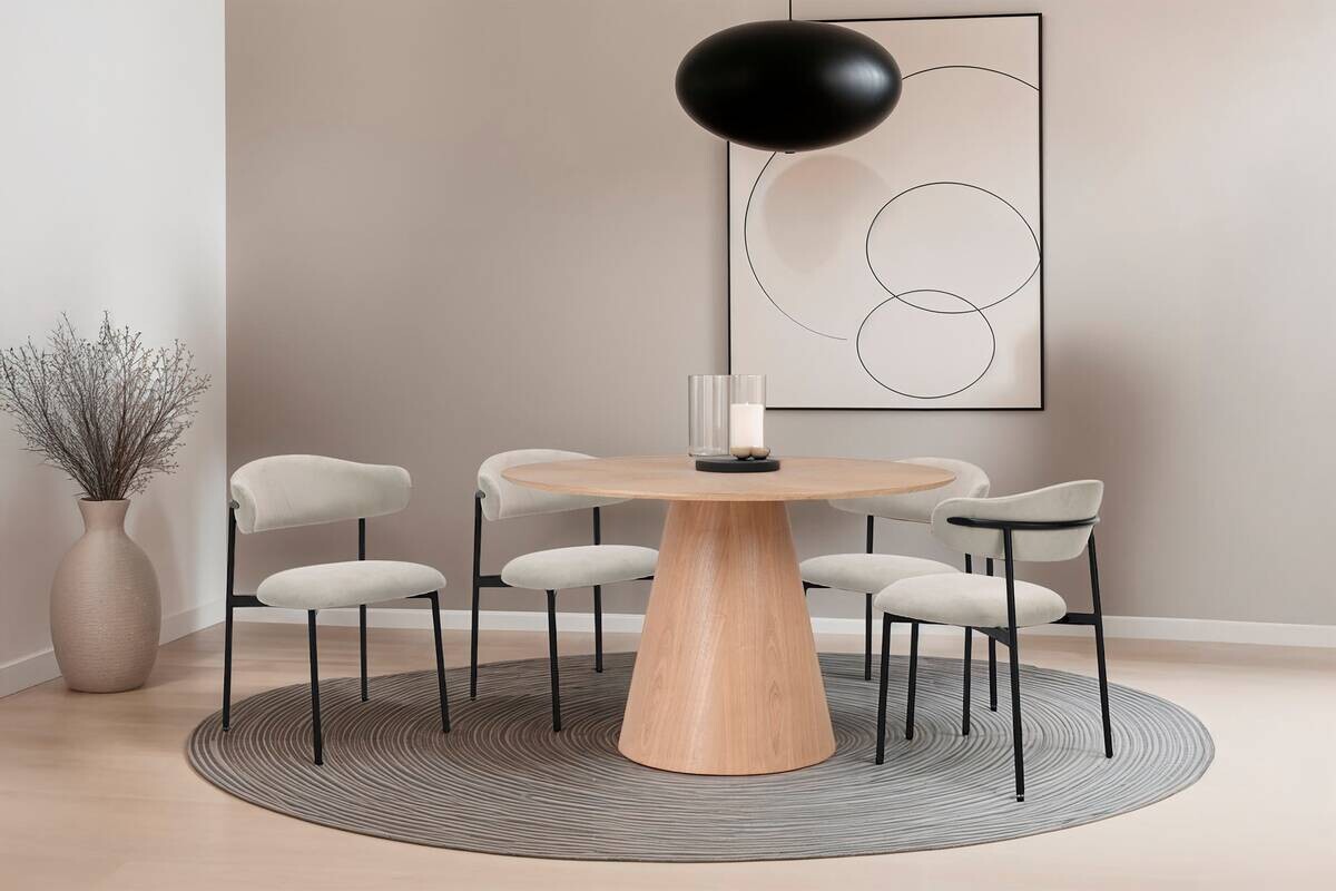 Esstisch ROND H/D: ca. 75x120 cm