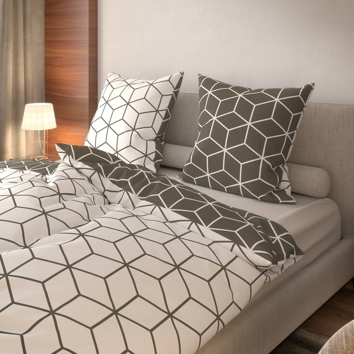 Baumwoll Wende Bettwäsche Renforce