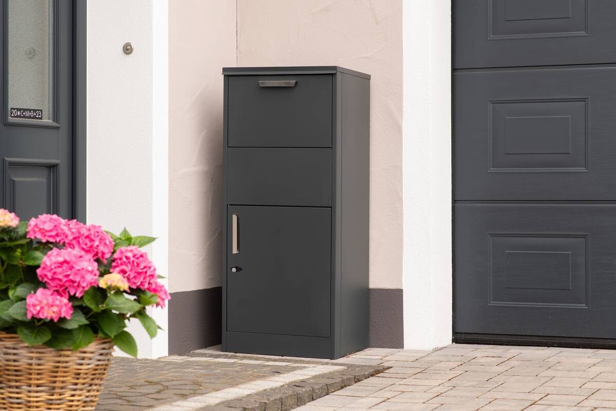 Westmann Paketbox Pepe anthrazit B/H/T: ca. 50x114x39 cm