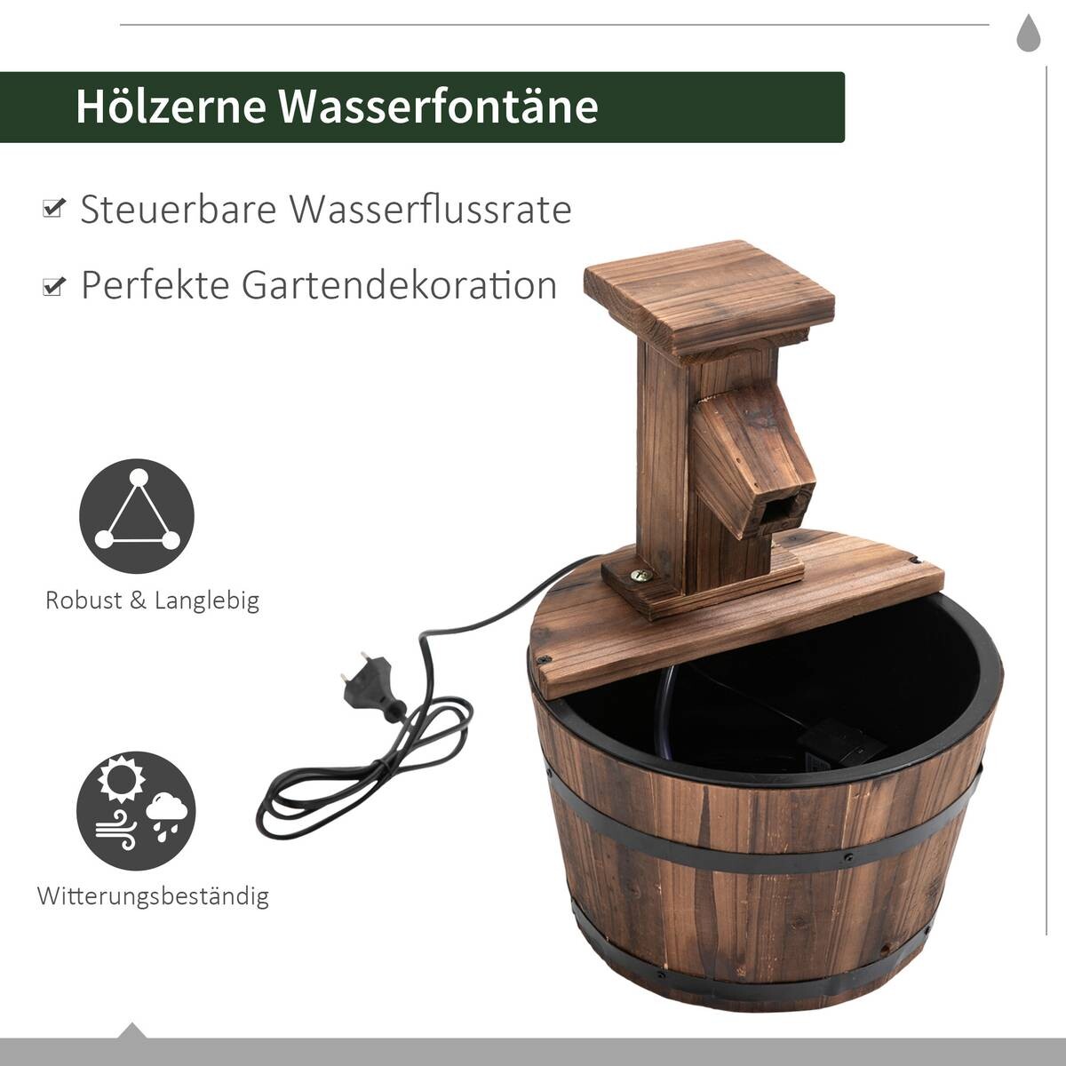 Outsunny Gartenbrunnen