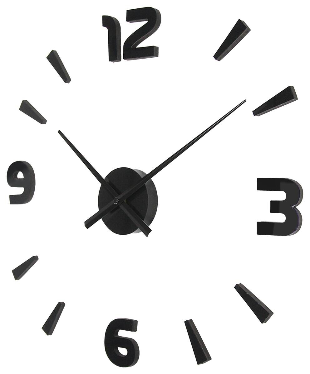 Wanduhr schwarz
