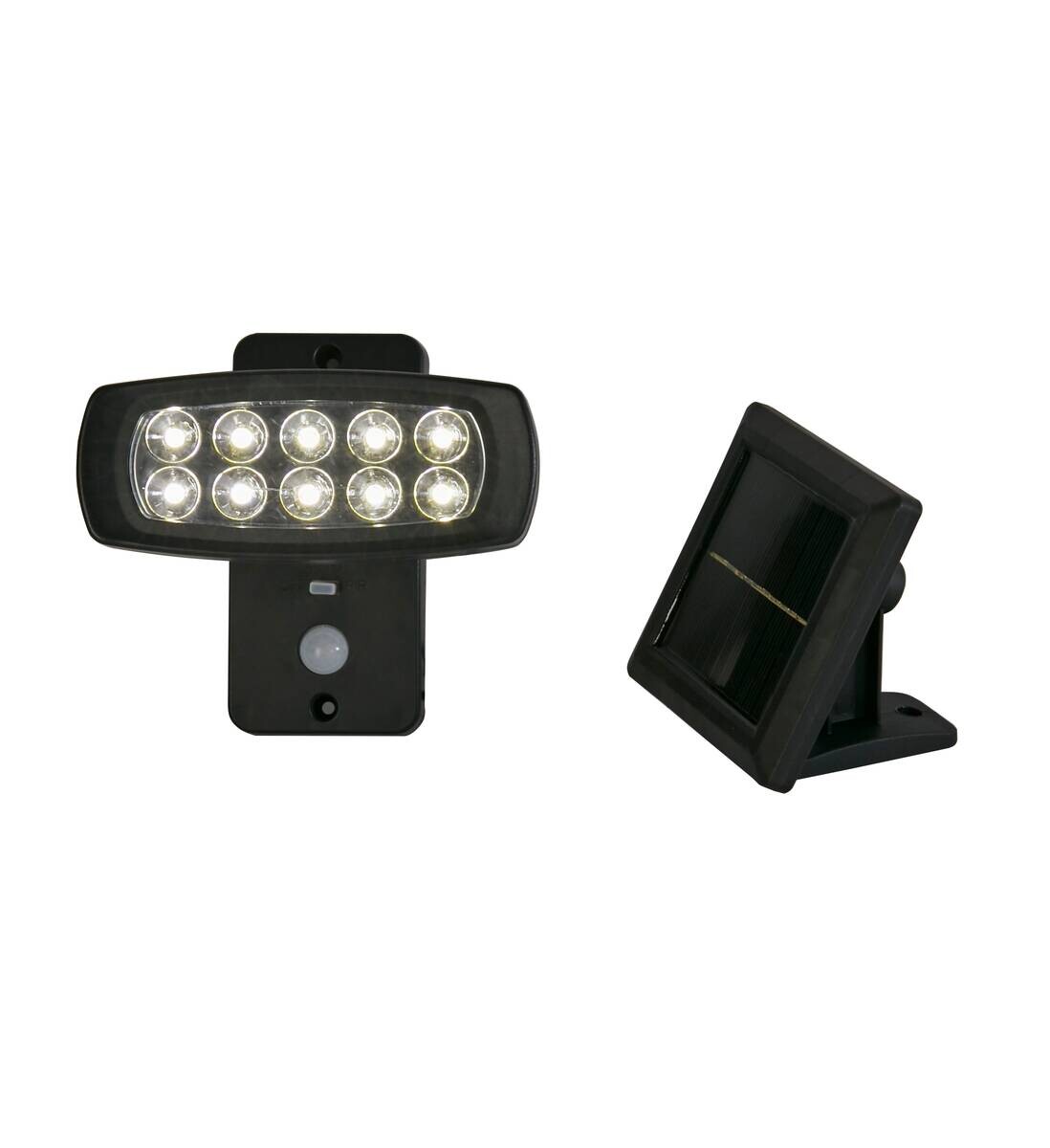 LED-Außenwandleuchte klar schwarz B/H/T: ca. 15,5x14,5x11 cm