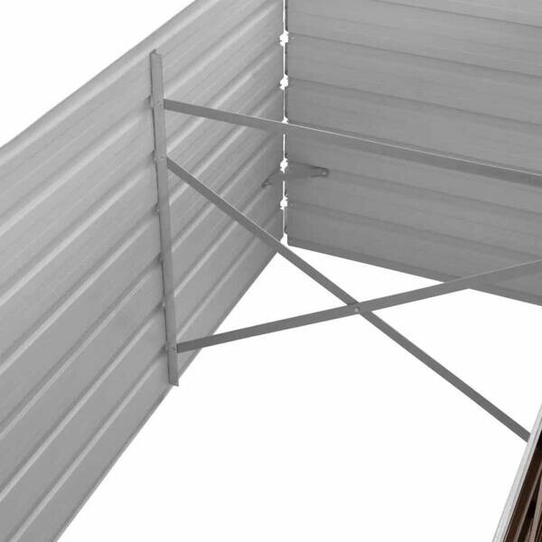 Hochbeet braun Stahl B/H/L: ca. 80x45x240 cm